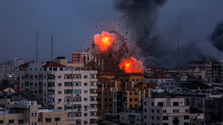 Israel bombs Gaza strip