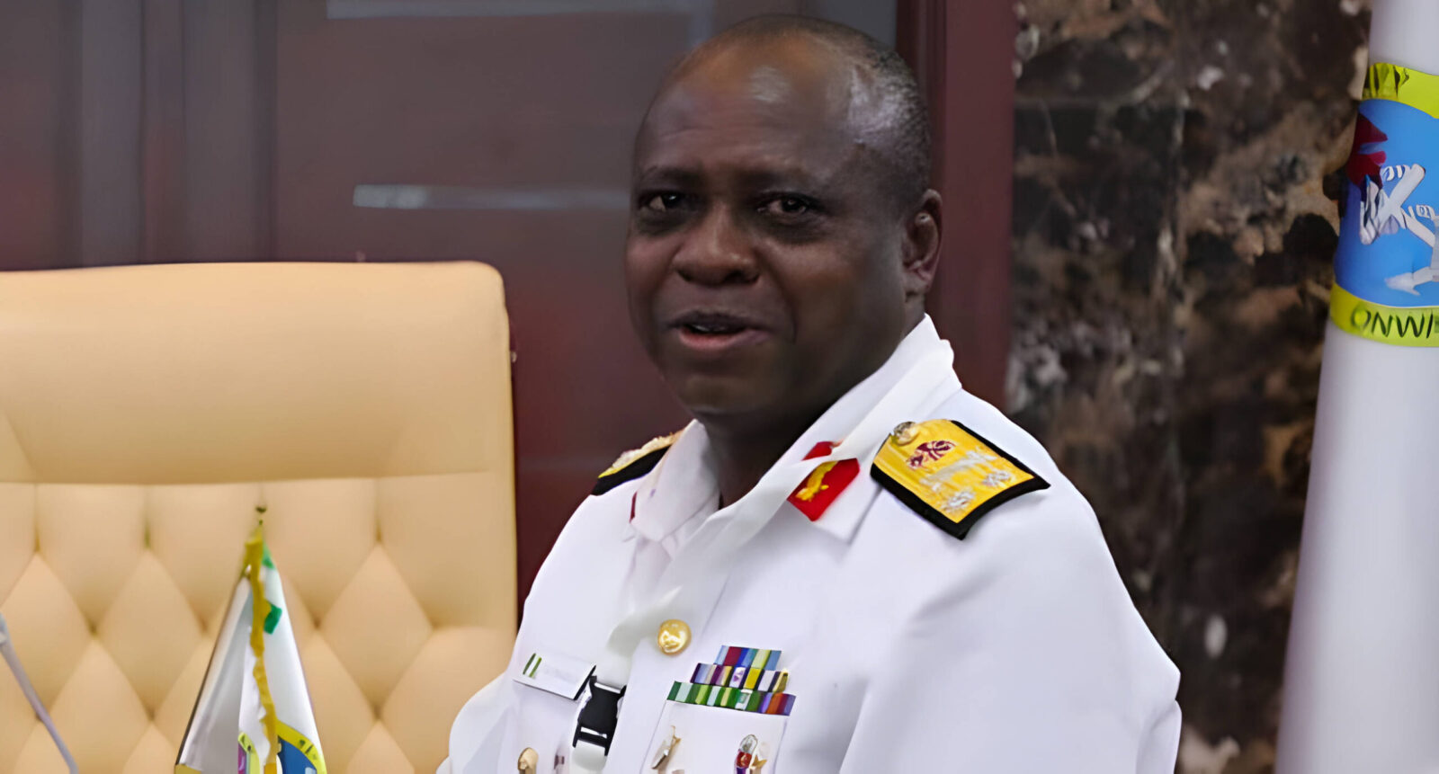 Chief of the Naval Staff (CNS), Vice Adm. Emmanuel Ogalla