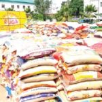 Bags of rice intercept by Customs operatives