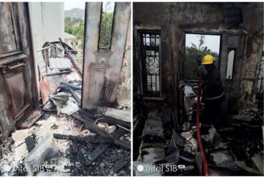 Fire guts FCT Minister house