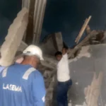 Collapsed building