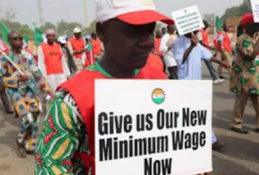 Minimum wage protest