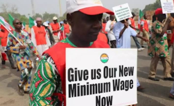 Minimum wage protest