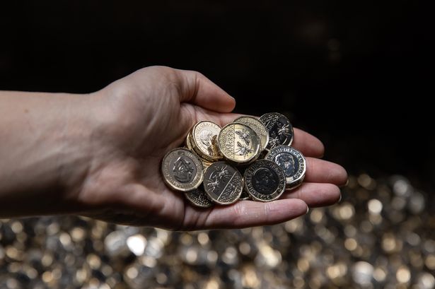 First £1 coins pound