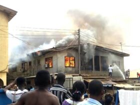 Fire outbreak