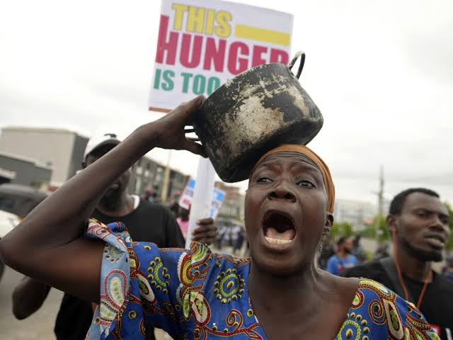 Hunger protest