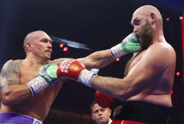 Tyson Fury and Oleksandr Uysk