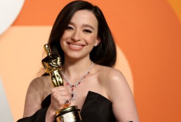 US actress Mikey Madison attends the Vanity Fair Oscar Party at the Wallis Annenberg Center for the Performing Arts in Beverly Hills, California, on March 2, 2025. (Photo by Michael Tran / AFP)
