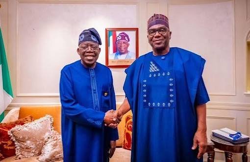 President Bola Tinubu and Kwara State Governor, AbdulRahman AbdulRazaq