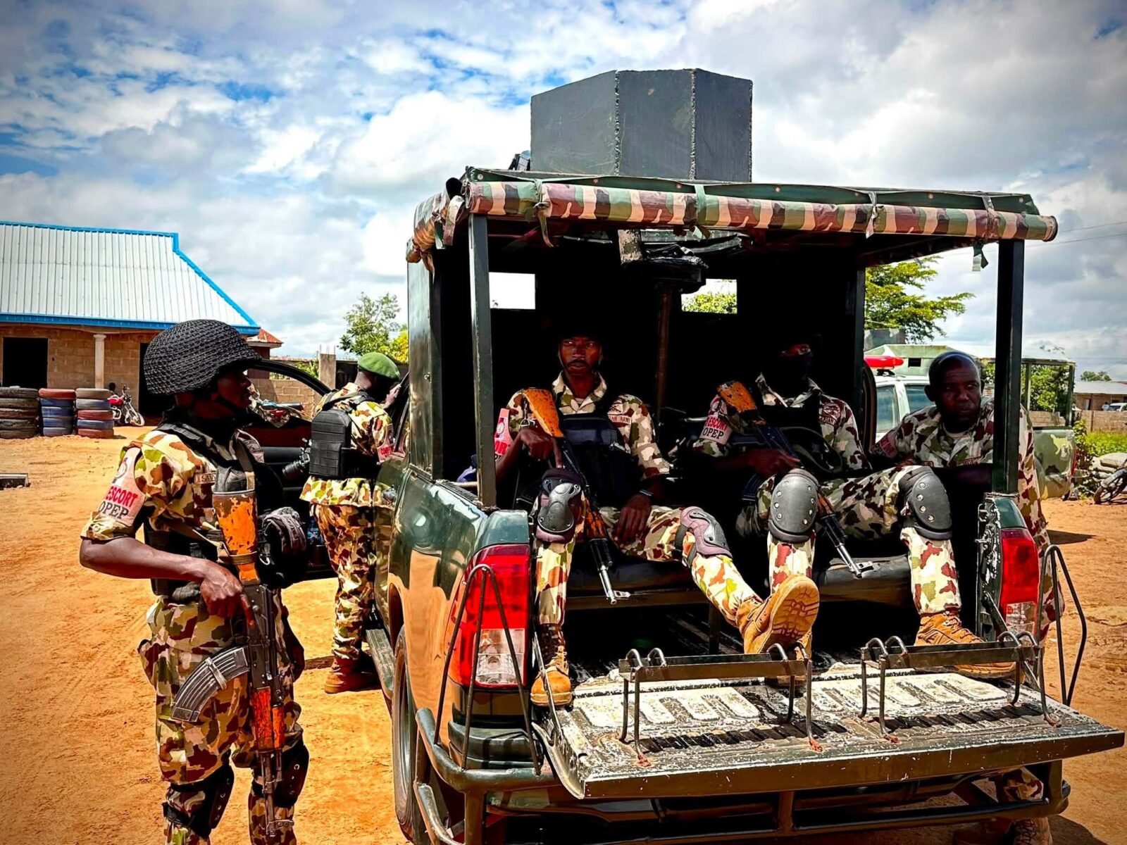 Military troops